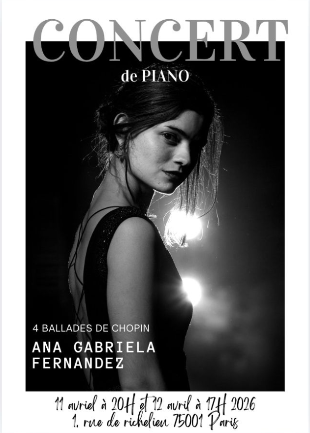 Affiche Ana Gabriela Fernandez 2026