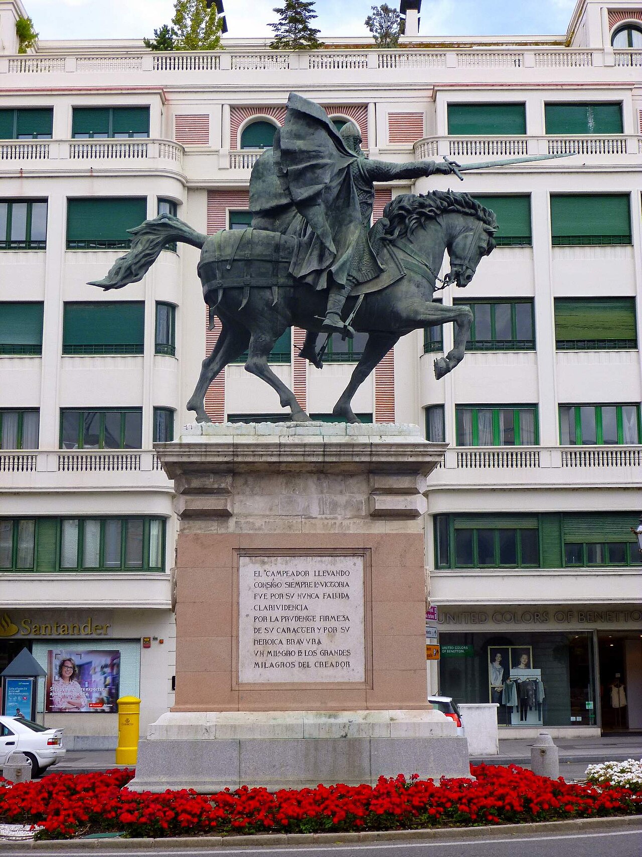 Equestrian statue of the Cid in Burgos